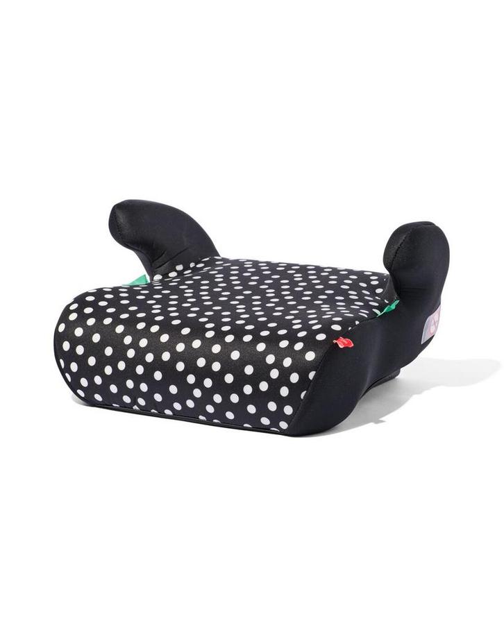 HEMA Auto opzetzitje 126-150cm zwart met witte stip, Kinderen en Baby's, Autostoeltjes, Nieuw, Verzenden