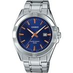 Horloge Heren Casio Blauw Zilverkleurig (Ø 43,5 mm), Verzenden, Nieuw