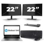 HP EliteBook Folio 1040 G3 - Intel Core i5-6e Generatie - 14, Verzenden, Zo goed als nieuw