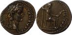 Romeinse Rijk. Tiberius (14-37 n.Chr.). Denarius AD 14-37, Postzegels en Munten