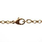 Gouden jasseron schakel ketting | 64 cm (gouden ketting), Sieraden, Tassen en Uiterlijk, Kettingen, Ophalen of Verzenden, Gebruikt