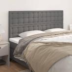 vidaXL Hoofdborden 4 st 90x5x78/88 cm kunstleer grijs, Verzenden, Nieuw, Grijs, Overige materialen