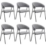 Eetkamerstoel Bedano, gestoffeerd, geweven stof, 150 kg - gr, Huis en Inrichting, Stoelen, Verzenden, Nieuw