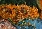 Vincent van Gogh – Stilleven met 2 zonnebloemen (43,2×61 cm), Ophalen of Verzenden, Nieuw
