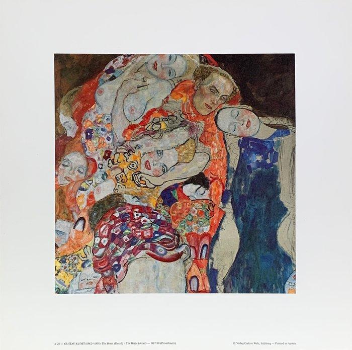 Gustav Klimt (after) - Braut - Bride - Vintage Art Nouveau, Antiek en Kunst, Kunst | Designobjecten