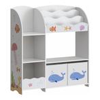 Kinderkast Lysekil open kast 100x93x30 cm Aqua Dream motief, Verzenden, Nieuw