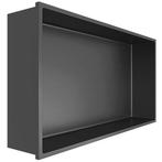 Inbouwnis - Leoni Nima - 30x60x10cm - Gunmetal Grijs, Ophalen of Verzenden, Nieuw, Rvs