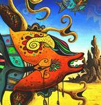 Pascal Manitoba (XX - sur la trace .. des poissons volants, Antiek en Kunst