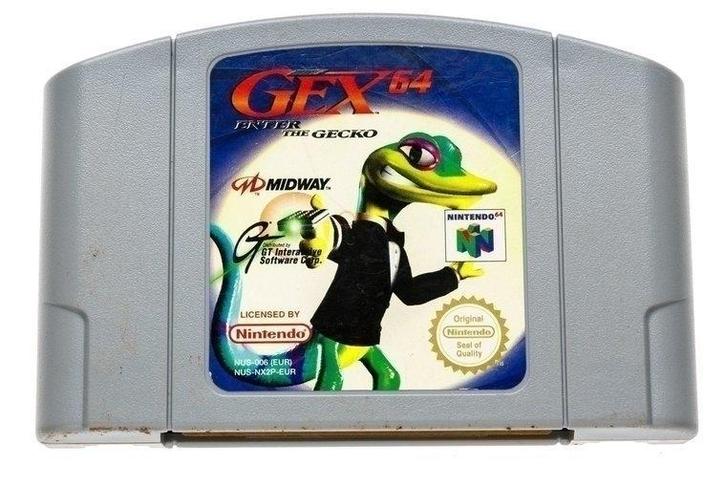 Gex 64 Enter the Gecko [Nintendo 64], Spelcomputers en Games, Games | Nintendo 64, Zo goed als nieuw, Ophalen of Verzenden