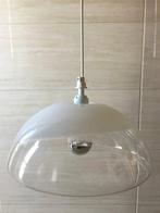 Plafondlamp - Witte glas - Tweelichte hanglampen in