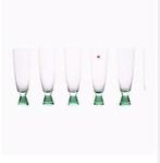 Carlo Moretti - Champagne fluitje (6) - vast - Muranoglas -