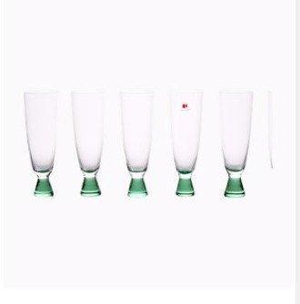 Carlo Moretti - Champagne fluitje (6) - vast - Muranoglas -, Antiek en Kunst, Antiek | Glas en Kristal