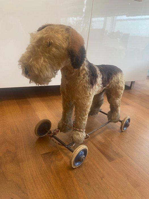 Steiff - Pluche speelgoed Antiker großer Foxterrier auf, Antiek en Kunst, Antiek | Speelgoed