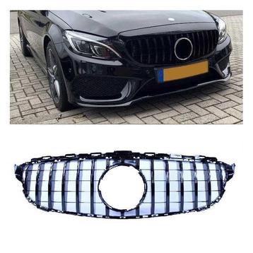 Grill voor mercedes c klasse w205 glanzend zwart beschikbaar voor biedingen