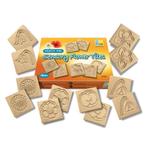 Match me - sensorische bloementegels (12 stuks) - Yellow, Nieuw