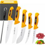 Eikaso Solingen Slagersmessenset 6-Delig – Incl. Fileerme., Ophalen of Verzenden, Nieuw