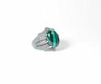 malachiet Ring / Cabochon / nieuw- 6.84 g - (1), Verzamelen, Mineralen en Fossielen