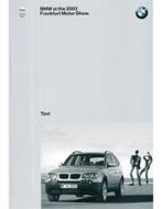 2003 BMW FRANKFURT HARDCOVER PERSMAP ENGELS, Boeken, Nieuw, BMW, Author