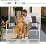 Tuinbank - Weerbestendig - 2 personen - 128x59x88 cm - Licht, Tuin en Terras, Verzenden, Zo goed als nieuw