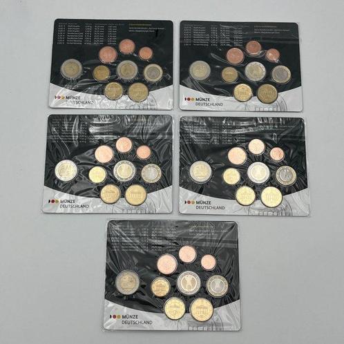 Duitsland. Year Set (BU) 2021 A, D, F, G, J, (5 sets), Postzegels en Munten, Munten | Europa | Euromunten