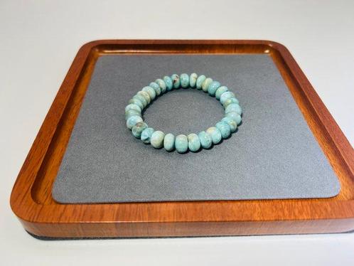 ***GEEN RESERVERING*** Larimar Statement Armband – De, Verzamelen, Mineralen en Fossielen