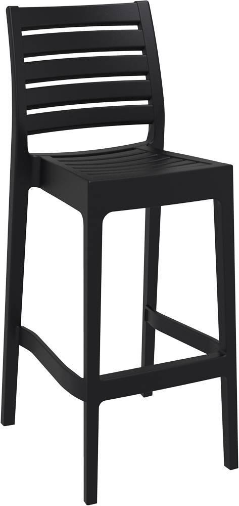 Stapelbare Barkruk - Ares - Zwart - Siesta, Tuin en Terras, Tuinstoelen, Verzenden