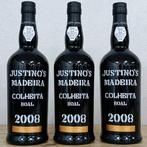 2008 Justinos Madeira, Colheita Boal - Madeira - 3 Flessen, Verzamelen, Nieuw