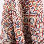 Patchwork geometrisch en etnisch stoffen - zwaar - Gobelin -