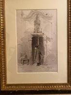 Gerolamo Induno (1827-1890) - Personaggio in abiti, Antiek en Kunst, Kunst | Schilderijen | Klassiek
