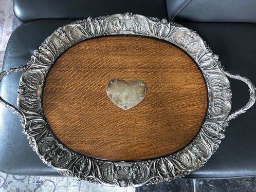 Dienblad - Eik - Commemorative tray 5th Ardwick VB, Antiek en Kunst, Antiek | Meubels | Stoelen en Banken