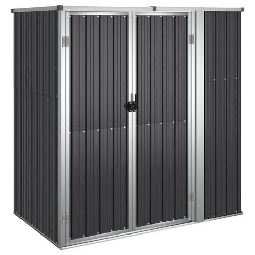 Tuinhuis Antraciet 161cm - OP=OP! Gereedschap Opbergen, Tuin en Terras, Tuinhuizen, Minder dan 200 cm, Zonder ramen, Minder dan 250 cm