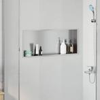 vidaXL Douche Niche Zilver 75 x 30 x 9.5 cm Roestvrij staal, Verzenden, Nieuw