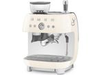 Smeg EGF03CREU - Espressomachine met bonenmaler - 19 bar, Verzenden, Zo goed als nieuw