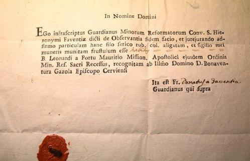 Reliekhouder - Papier, Textiel - Relikwie met authenticiteit, Antiek en Kunst, Kunst | Niet-Westerse kunst