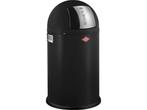 Wesco Pushboy Junior - Prullenbak - 22L - Matzwart, Huis en Inrichting, Verzenden, Zo goed als nieuw
