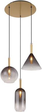 2dekans | Globo - hanglamp - Elisabeth - messing - glas, Ophalen of Verzenden, Zo goed als nieuw