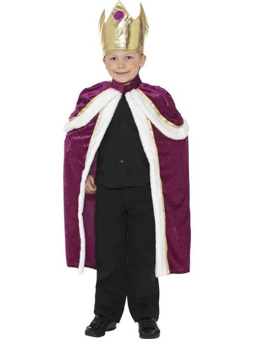 Koningskostuum kind, Kleding | Heren, Carnavalskleding en Feestkleding, Nieuw, Ophalen of Verzenden