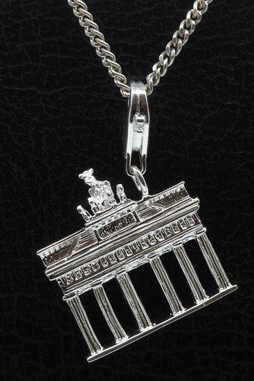 Zilveren Brandenburger Tor - Berlijn hanger en/of bedel, Sieraden, Tassen en Uiterlijk, Bedels, Verzenden