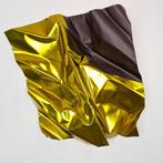 José Soler Art - Steel Silk. Gold and Chocolate (Wall