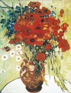 Kunstdruk Vincent Van Gogh - Vase avec marguerite 60x80cm, Verzenden, Nieuw