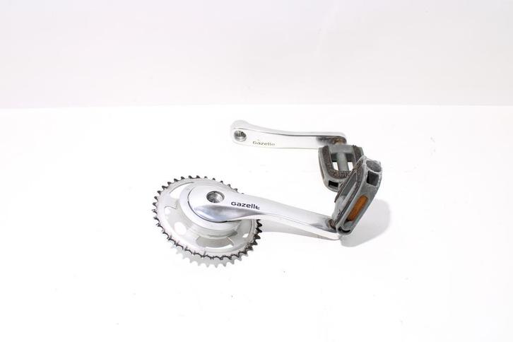Cranks, trappers en tandwiel | Gazelle Charmonix Innergy, Fietsen en Brommers, Fietsonderdelen, Crankstel of Pedalen, Gebruikt