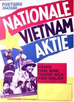 KOLLEKTEWEEK NATIONALE VIETNAM aktie op vintage poster, Verzenden, Nieuw, Overige onderwerpen, Met lijst