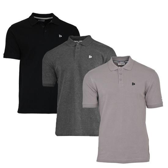 Donnay Donnay Heren - 3-Pack - Polo shirt Noah - Zwart /, Kleding | Heren, Polo's, Nieuw, Verzenden