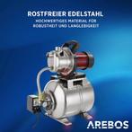 Arebos Huiswaterinstallatie, 1200 watt, debiet 3800 l/u, opv, Verzenden, Nieuw