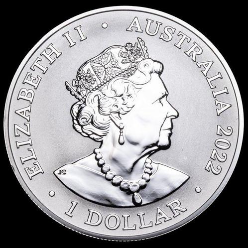 Australië. 1 Dollar 2022 Dusky Dolphin, 1 Oz (.999) (Zonder, Postzegels en Munten, Munten | Europa | Niet-Euromunten