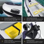 Rubberboot - 3,2m - Met roeispanen - 4 Personen - Wit, Watersport en Boten, Rubberboten, Ophalen, Nieuw