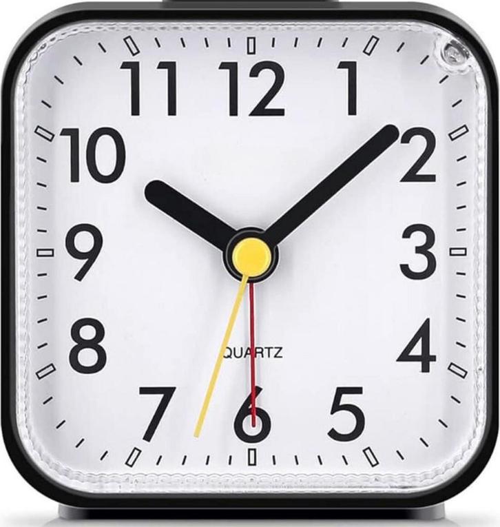 Tyme Wekker Analoog - Zonder Tikgeluid - Met Alarm - Incl., Huis en Inrichting, Woonaccessoires | Overige, Zo goed als nieuw, Ophalen of Verzenden