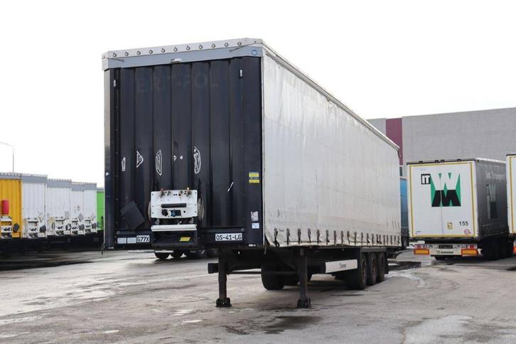 Veiling: Schuifzeiloplegger Krone SD 39000kg 2020, Auto's, Vrachtwagens, BTW verrekenbaar, Overige brandstoffen, Overige kleuren