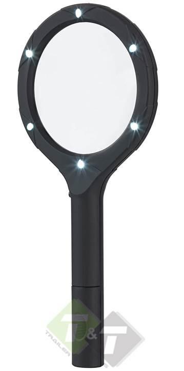 Loupe Met 6x Ledlampjes, Leesloupe, Vergrootglas, Benson, Hobby en Vrije tijd, Vergrootglazen, Loepen en Loeplampen, Overige typen