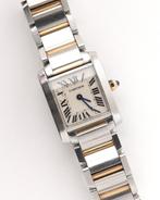 Cartier Tank Francaise 2384 uit 2000, Sieraden, Tassen en Uiterlijk, Horloges | Dames, Gebruikt, Polshorloge, Verzenden